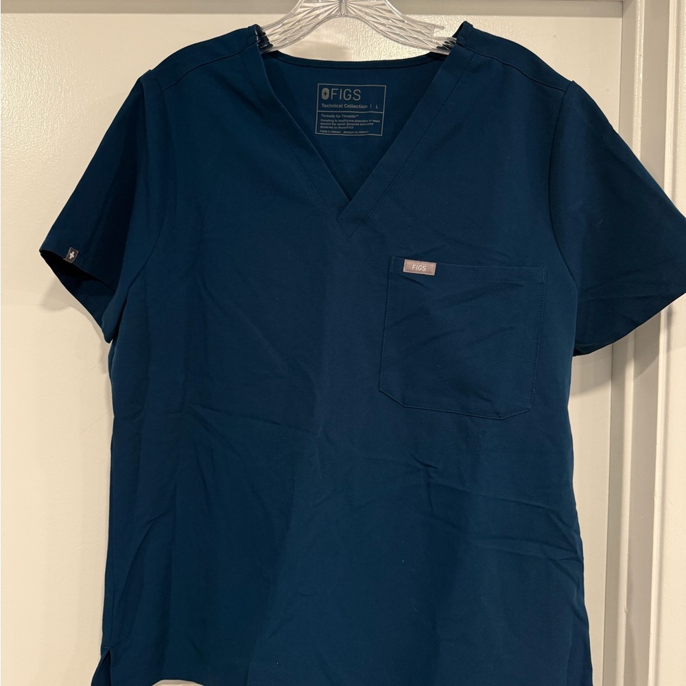 FIGS WOMENS BLUE SCRUB SET